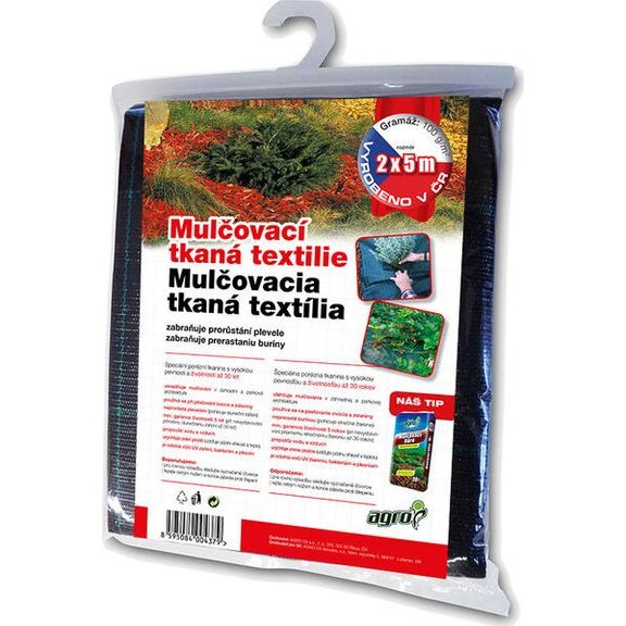 AGRO Woven Mulching Fabric - 2x5m Pack