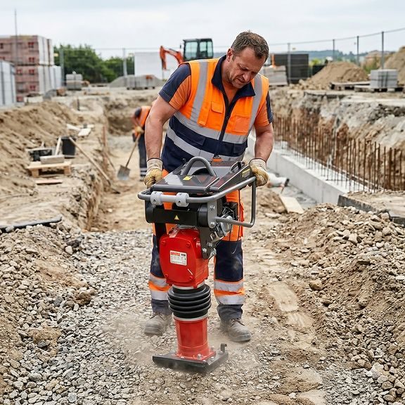 Upright rammer - HECHT 1118