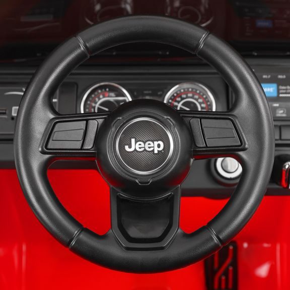 Accu car for kids - Jeep Wrangler Rubicon Red
