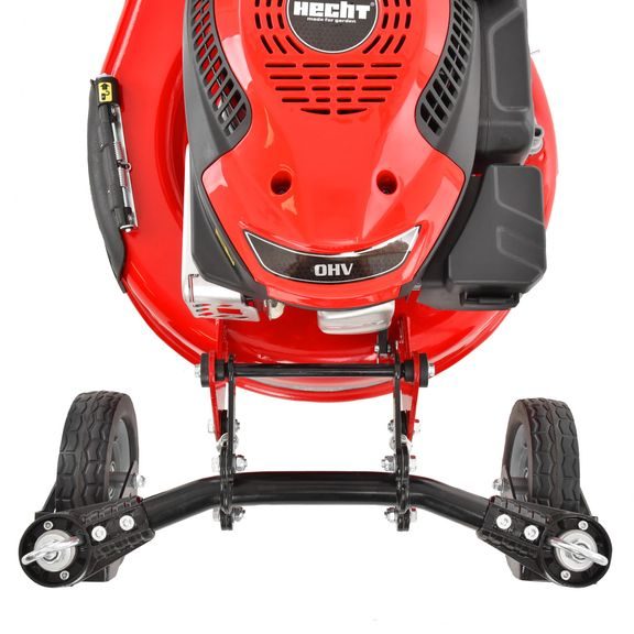 Petrol lawn mower with self propelled system - HECHT 546 XR 5 in 1