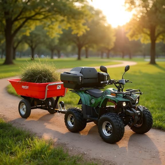 Battery-Powered Quad Bike - HECHT 56199 ARMY