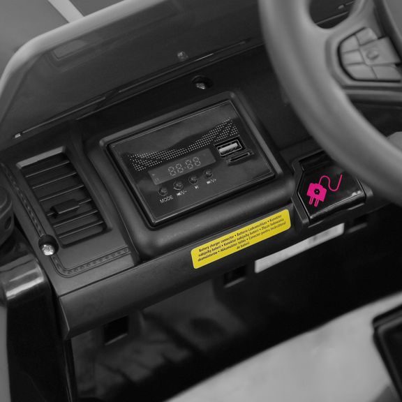 Children's cordless car - HECHT 56189 BLACK