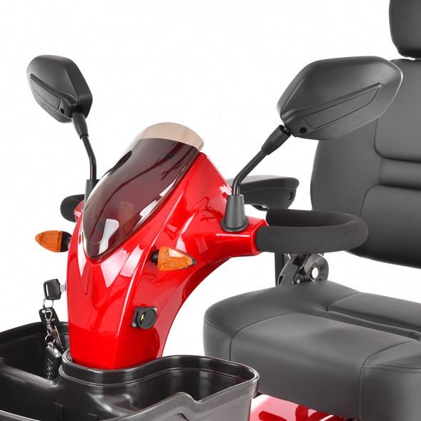 ELECTRIC MOBILITY SCOOTER - HECHT WISE RED