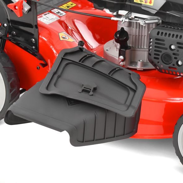 PETROL LAWN MOWER WITH SELF PROPELLED SYSTEM - HECHT 554 SX 5 IN 1