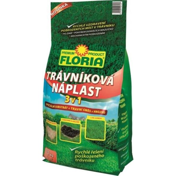 FLORIA TRÁVNÍKOVÁ NÁPLAST 3 V 1 - 1 KG