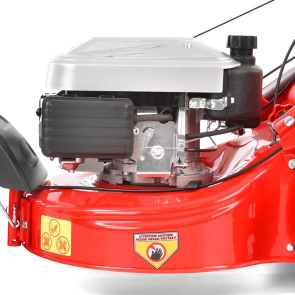 PETROL LAWN MOWER WITH SELF PROPELLED SYSTEM - HECHT 5483 SW 5 IN 1