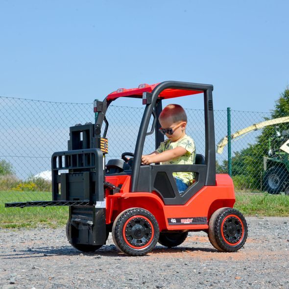 ACCU FORKLIFT FOR KIDS - HECHT 52108 RED