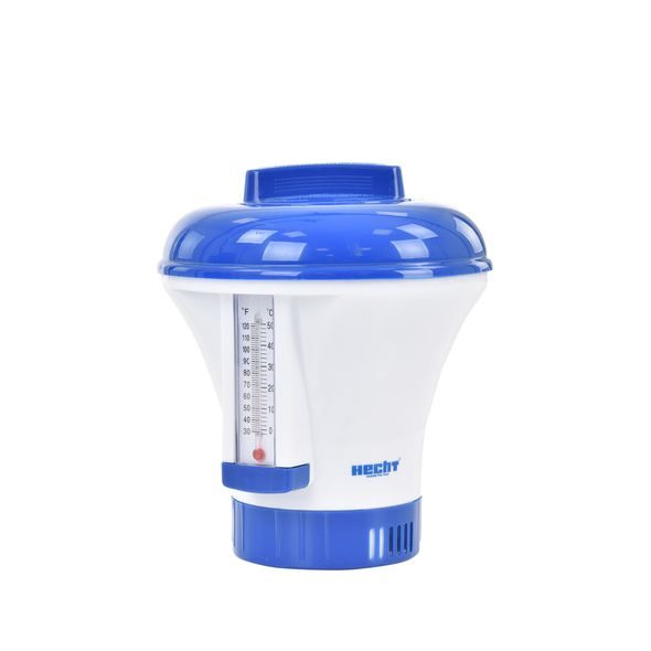 FLOATING CHLORINE DISPENSER WITH THERMOMETER - HECHT 060705