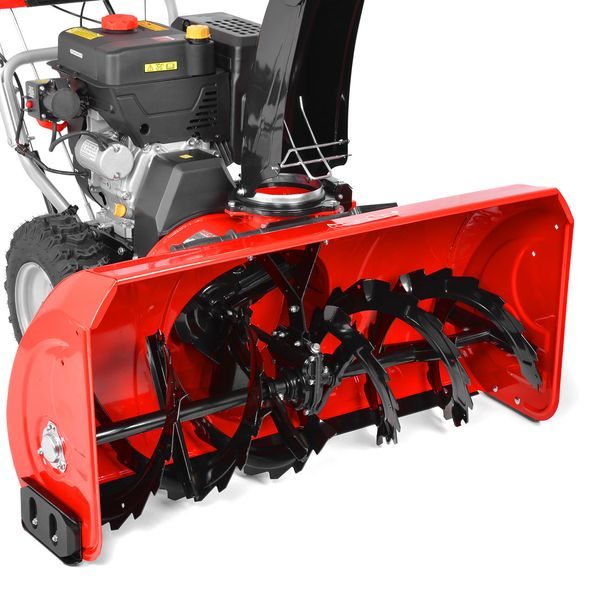 PETROL SNOW BLOWER WITH SELF PROPELLED SYSTEM - HECHT 9542 SQ