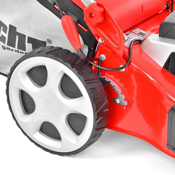 ELECTRIC LAWN MOWER WITH SELF PROPELLED SYSTEM - HECHT 1803 S 5 IN 1