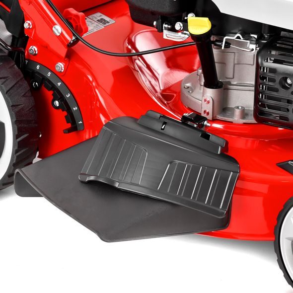 PETROL LAWN MOWER WITH SELF PROPELLED SYSTEM - HECHT 553 SW 5 IN 1