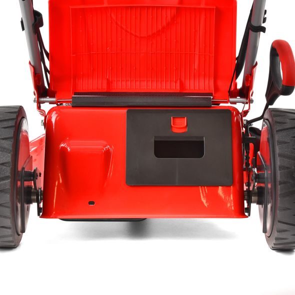 PETROL LAWN MOWER WITH 4-SPEED SELF PROPELLED SYSTEM - HECHT 5563 SXE 5 IN 1