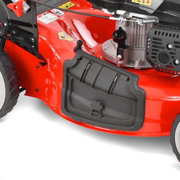 PETROL LAWN MOWER WITH SELF PROPELLED SYSTEM - HECHT 554 SX 5 IN 1