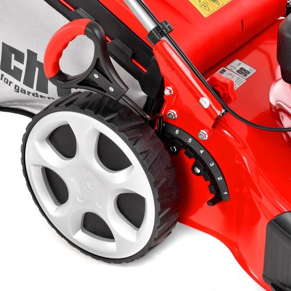 PETROL LAWN MOWER WITH SELF PROPELLED SYSTEM - HECHT 553 SW 5 IN 1