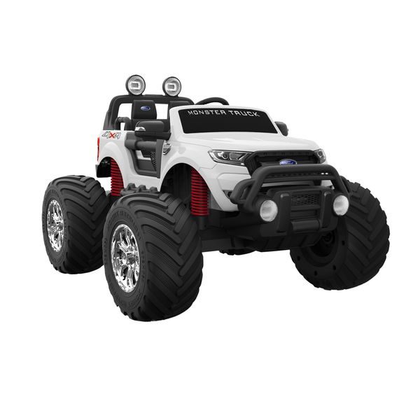 ACCU CAR FOR KIDS - FORD RANGER MONSTER TRUCK WHITE