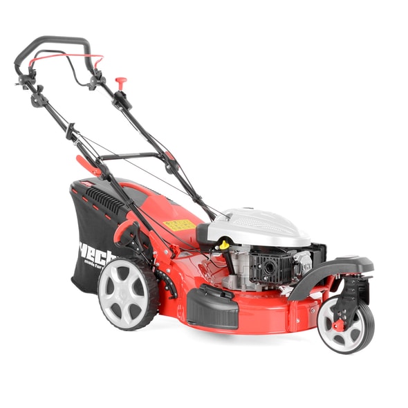 PETROL LAWN MOWER WITH SELF PROPELLED SYSTEM - HECHT 5533 SW 5 IN 1