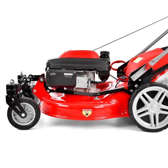 PETROL LAWN MOWER WITH SELF PROPELLED SYSTEM - HECHT 551 XR 5 IN 1