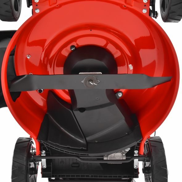 PETROL LAWN MOWER WITH SELF PROPELLED SYSTEM - HECHT 554 SX 5 IN 1