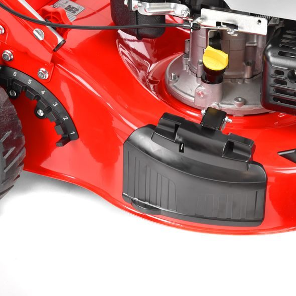 PETROL LAWN MOWER WITH SELF PROPELLED SYSTEM - HECHT 548 SW 5 IN 1