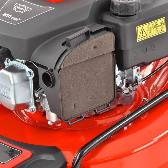PETROL LAWN MOWER WITH SELF PROPELLED SYSTEM - HECHT 551 SXE 5 IN 1
