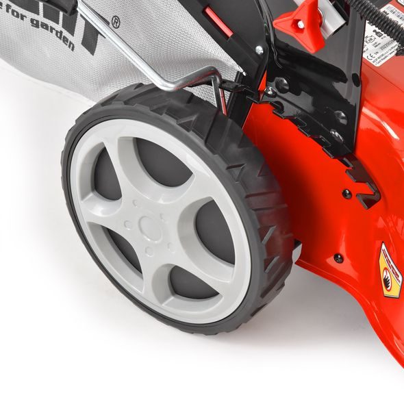 PETROL LAWN MOWER WITH SELF PROPELLED SYSTEM - HECHT 551 SXE 5 IN 1