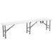 FOLDING GARDEN FURNITURE SET - HECHT FOLDIS WHITE SET 5 - FURNITURE SETS - GARDEN FURNITURE