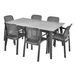 GARDEN FURNITURE SET - HECHT SAMANA SET GRAPHITE 6 - FURNITURE SETS{% if kategorie.adresa_nazvy[0] != zbozi.kategorie.nazev %} - GARDEN FURNITURE{% endif %}