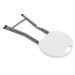 GARDEN STOOL - HECHT FOLDIS WHITE STOOL - CHAIRS, SEATS, BENCHES - GARDEN FURNITURE