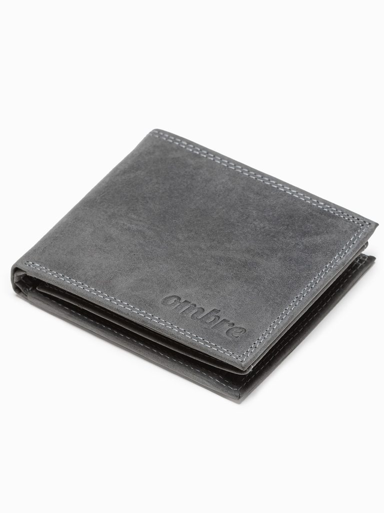 Moderna črna usnjena denarnica A092 - Pravimoski.si