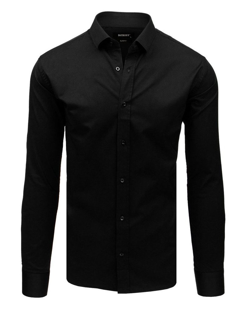 Modna črna moška srajca - Pravimoski.si