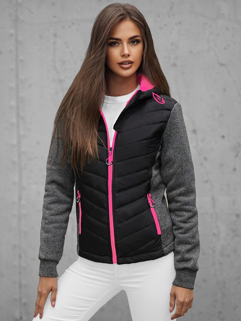 Ženska športna jakna v črni barvi JS/KSW4003Z - Pravimoski.si