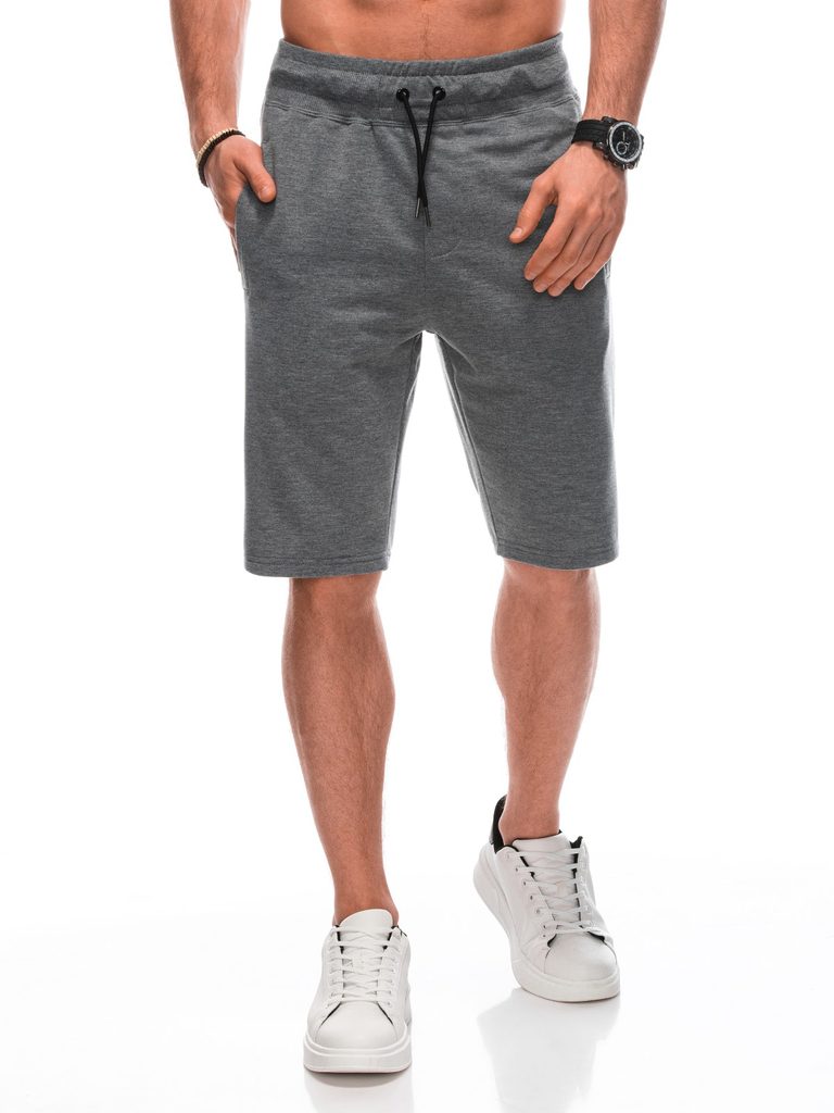 Moške kratke hlače za prosti čas v sivi barvi SRBS0101/V-3 - Pravimoski.si