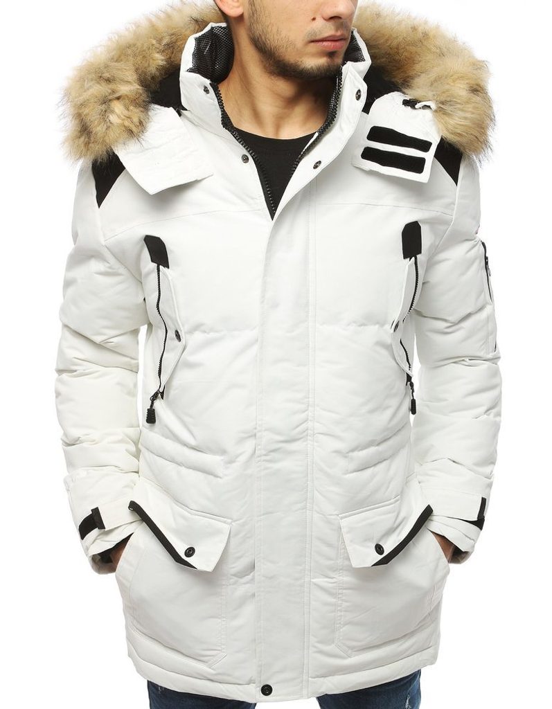 Zimska jakna v beli barvi - Pravimoski.si