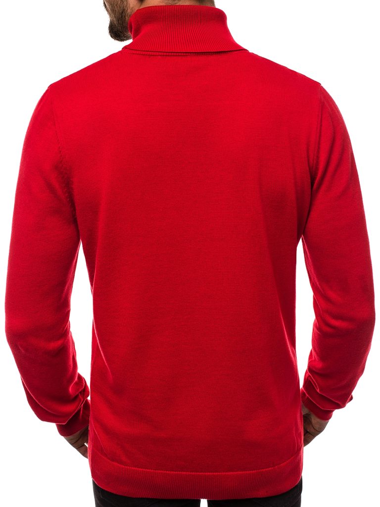 Atraktiven rdeč pulover B/95008 - Pravimoski.si