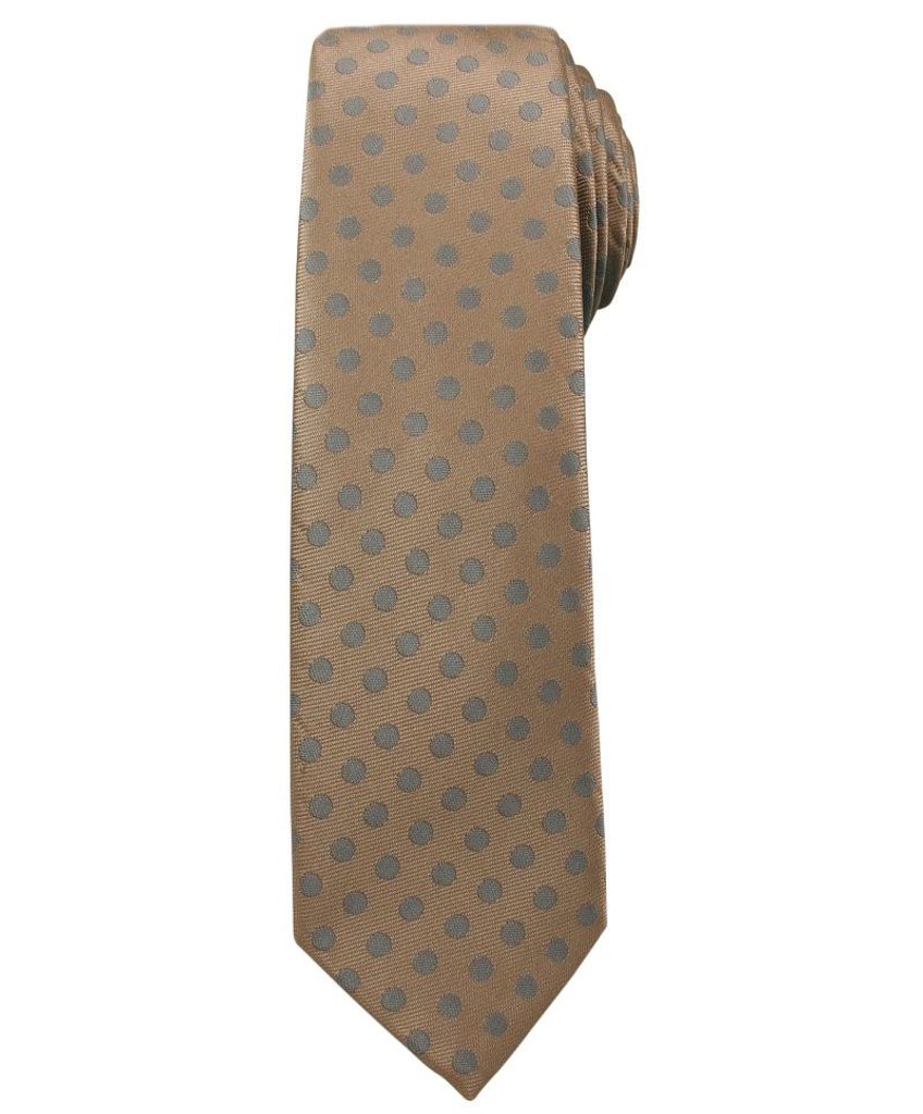 Rjava kravata s sivimi kroglicami - Pravimoski.si