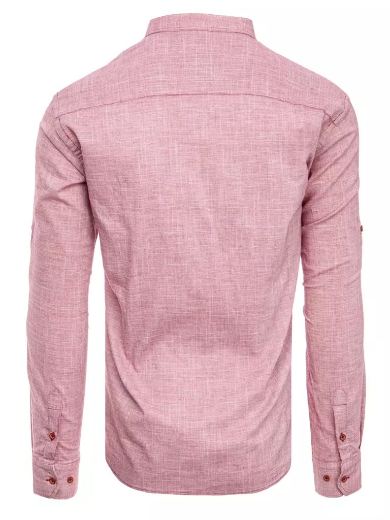 Melanž dolga srajca v rožnati barvi - Pravimoski.si