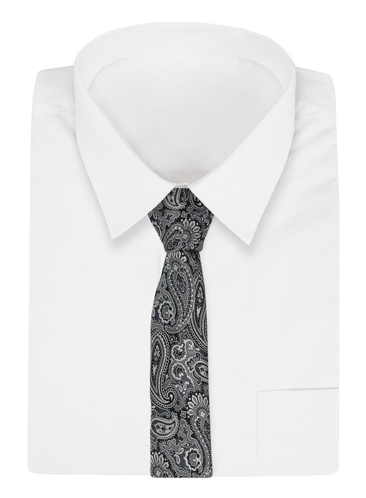 Vzorčasta črno-bela kravata - Pravimoski.si