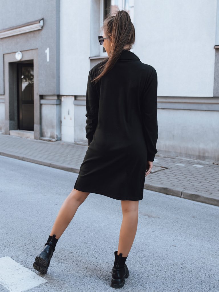 Ženska modna obleka Honesty v črni barvi - Pravimoski.si