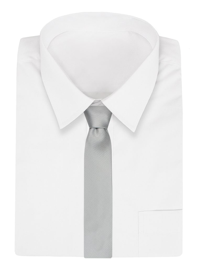 Srebrna moška kravata - Pravimoski.si