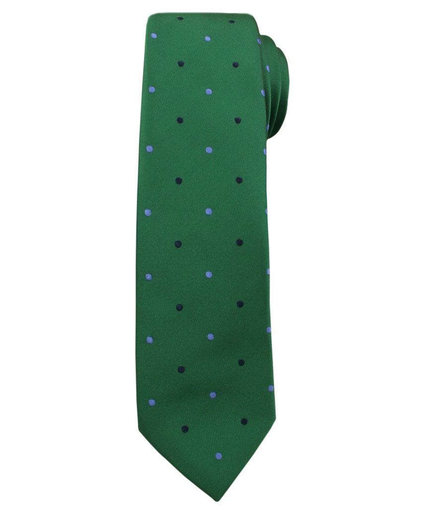Enobarvna zelena kravata - Pravimoski.si