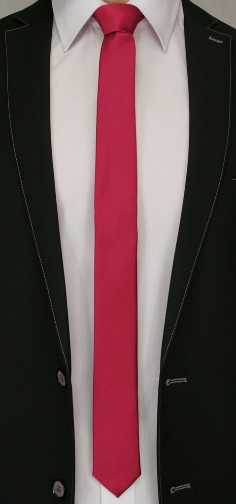 Rubinasto rdeča moška kravata - Pravimoski.si