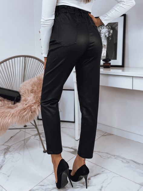 Trendovske črne ženske hlače Ohane - Pravimoski.si
