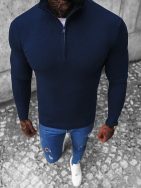 Granaten pulover z zadrgo NB/MM6007/6