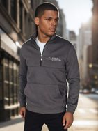 Trendi grafitna moška jopica z napisom