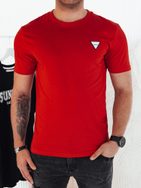 Trendovska rdeča majica oz okrasnim elementom
