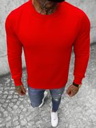 Udoben rdeč pulover JS/2001-10Z