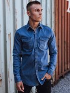 Atraktivna modra jeans srajca