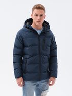 Temno modra zimska jakna C502