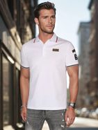 Modna bela moška polo majica