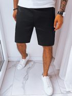 Modne črne kratke hlače z velikimi žepi